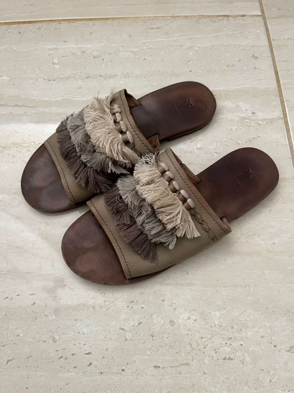 Frye Women's Fringe Sandals
